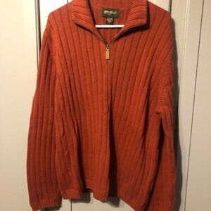 Eddie Bauer Men's Burnt Orange Pullover XL